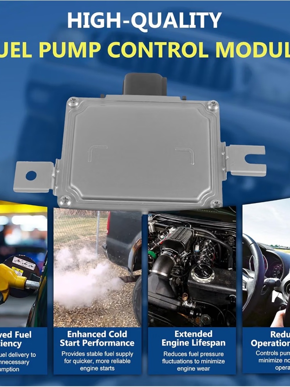 New Fuel Pump Control Module For 07-18 Land Rover Range Rover LR4 LR2 WQM500020 - Picture 7 of 10